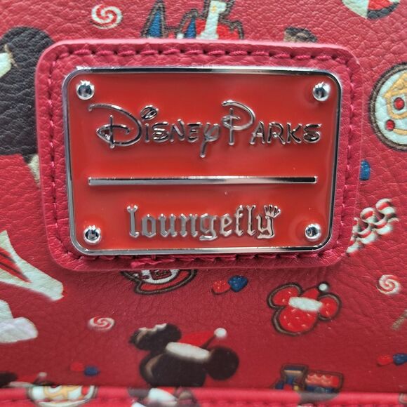 Disney Parks Loungefly Mini Backpack – Christmas Desserts/Holiday Snacks – NWT main image 4